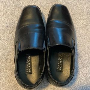 Little Boy Size 3 black dress shoes